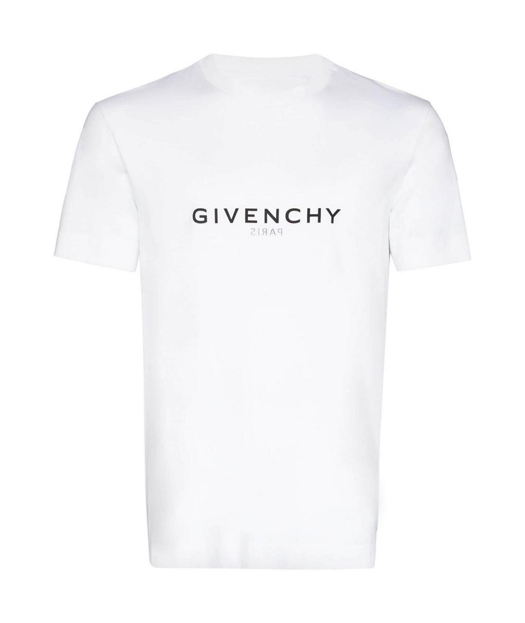GIVENCHY Белая хлопковая футболка, фото 1