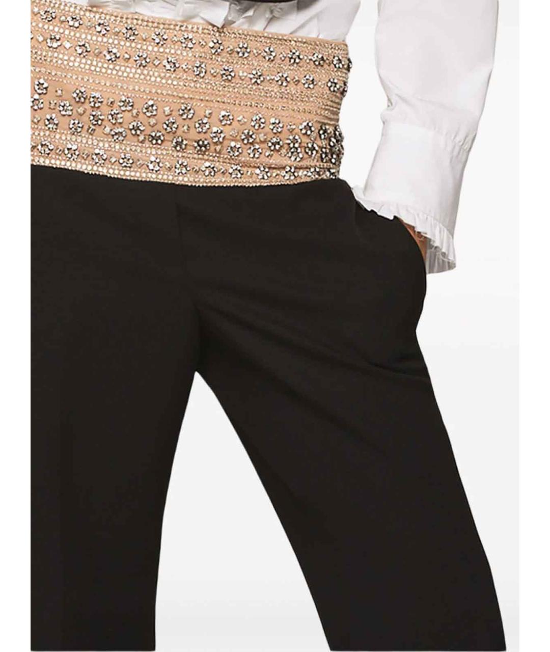 STELLA MCCARTNEY Черные шерстяные брюки широкие, фото 4