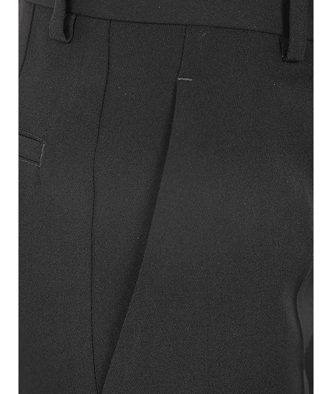 ANN DEMEULEMEESTER Черные шерстяные брюки узкие, фото 3