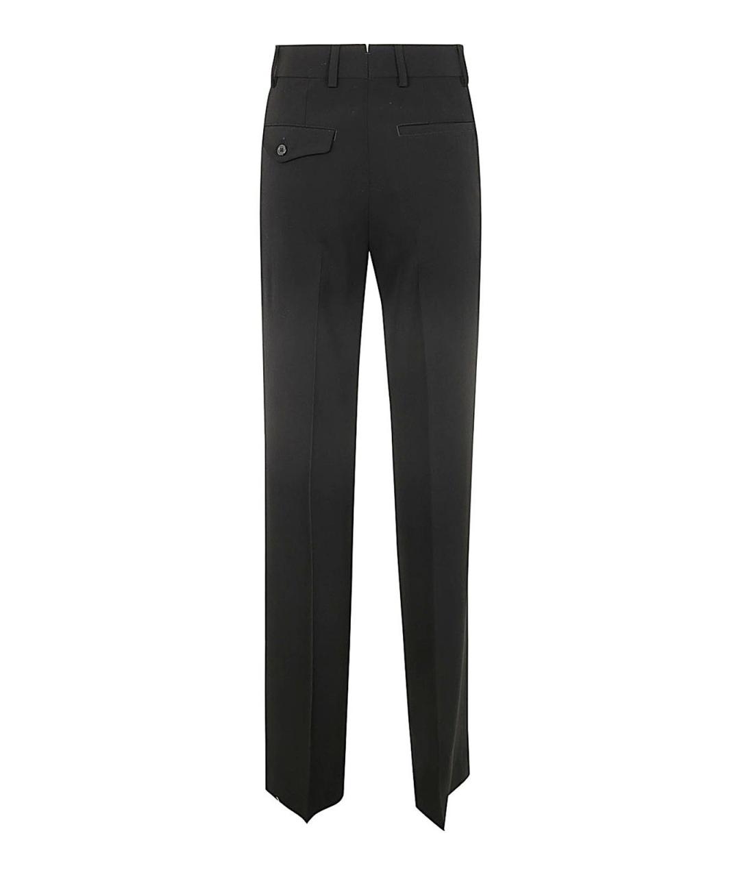 ANN DEMEULEMEESTER Черные шерстяные брюки узкие, фото 2