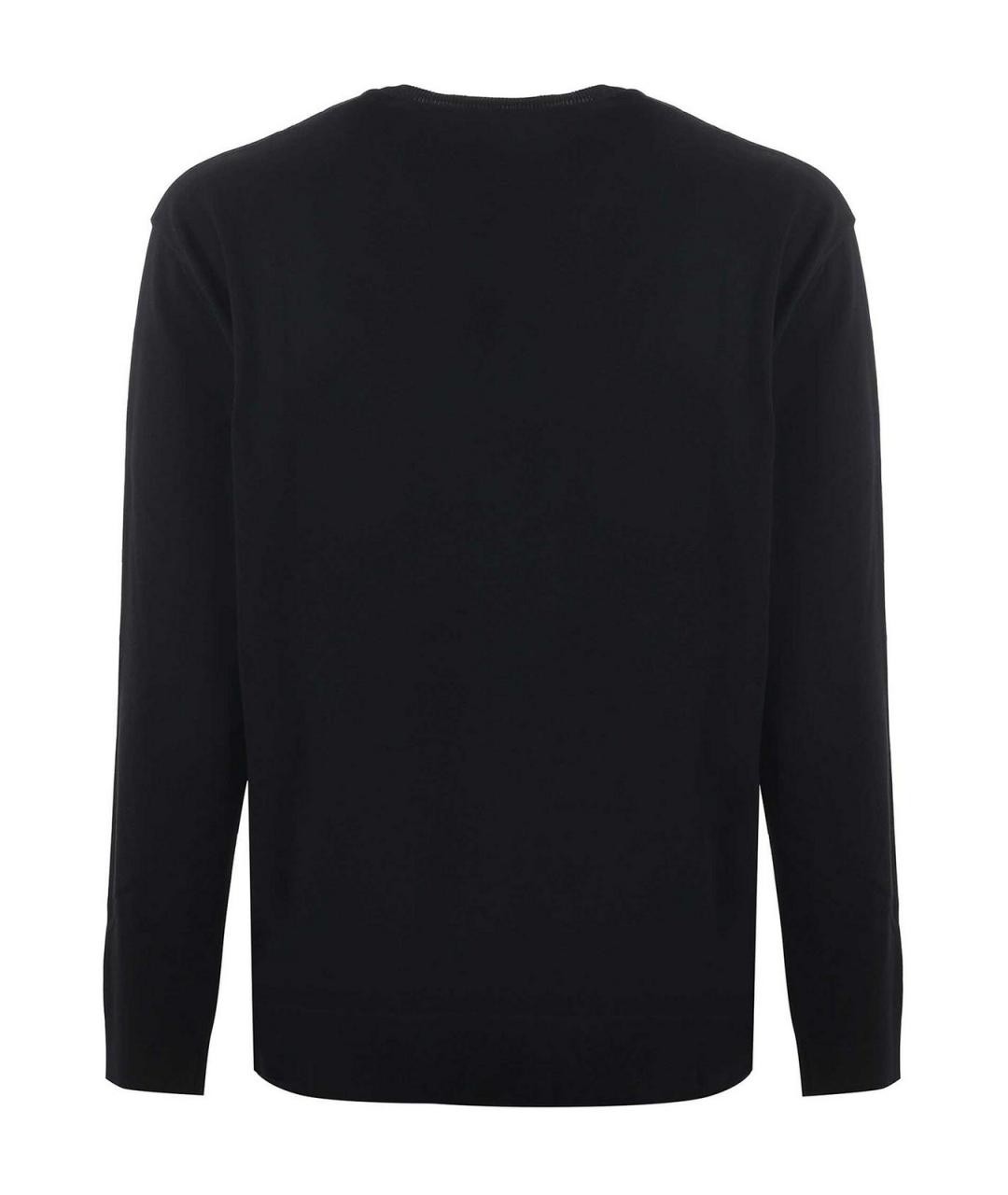 CP COMPANY Черный хлопковый джемпер / свитер, фото 3