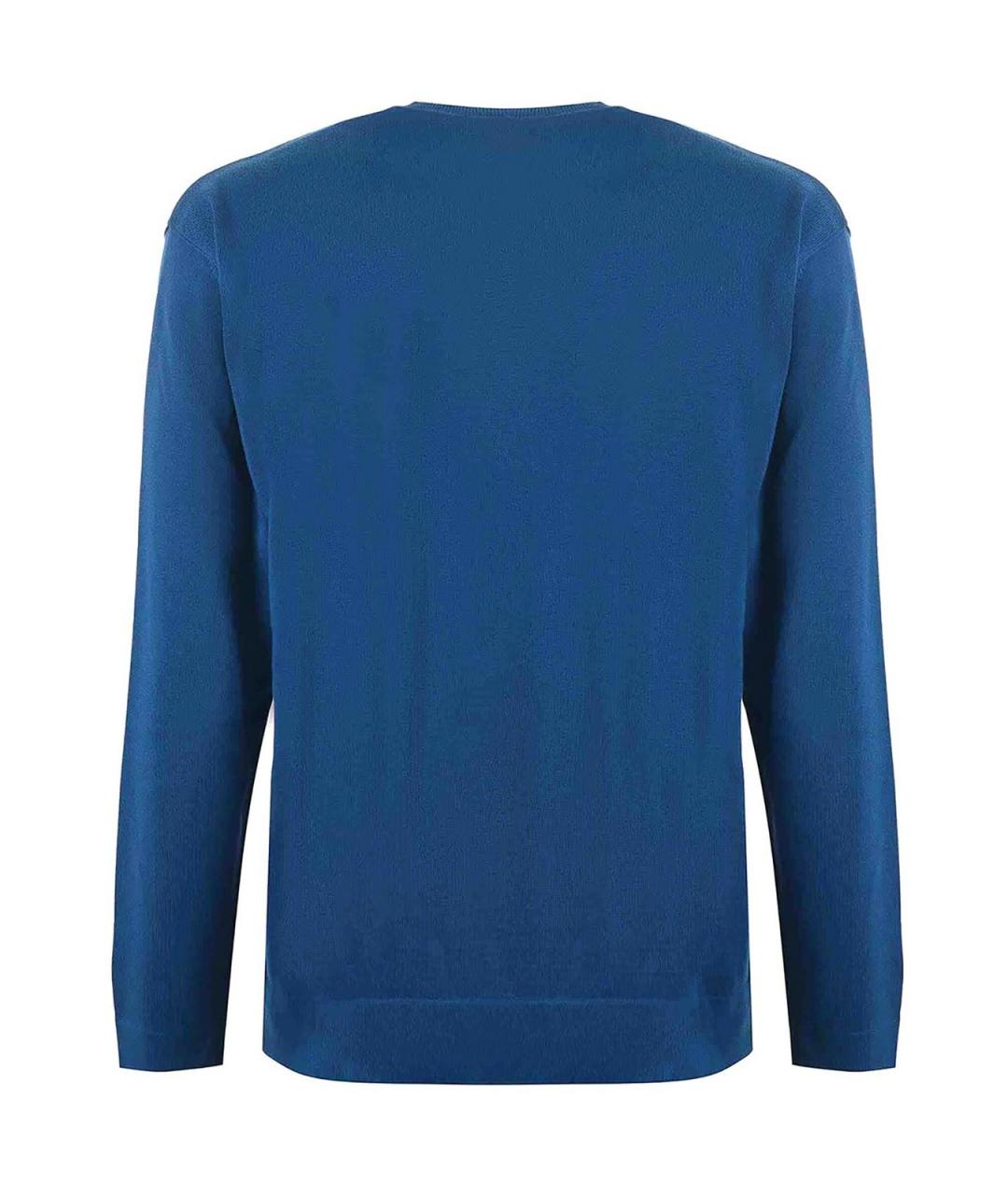 CP COMPANY Синий хлопковый джемпер / свитер, фото 3