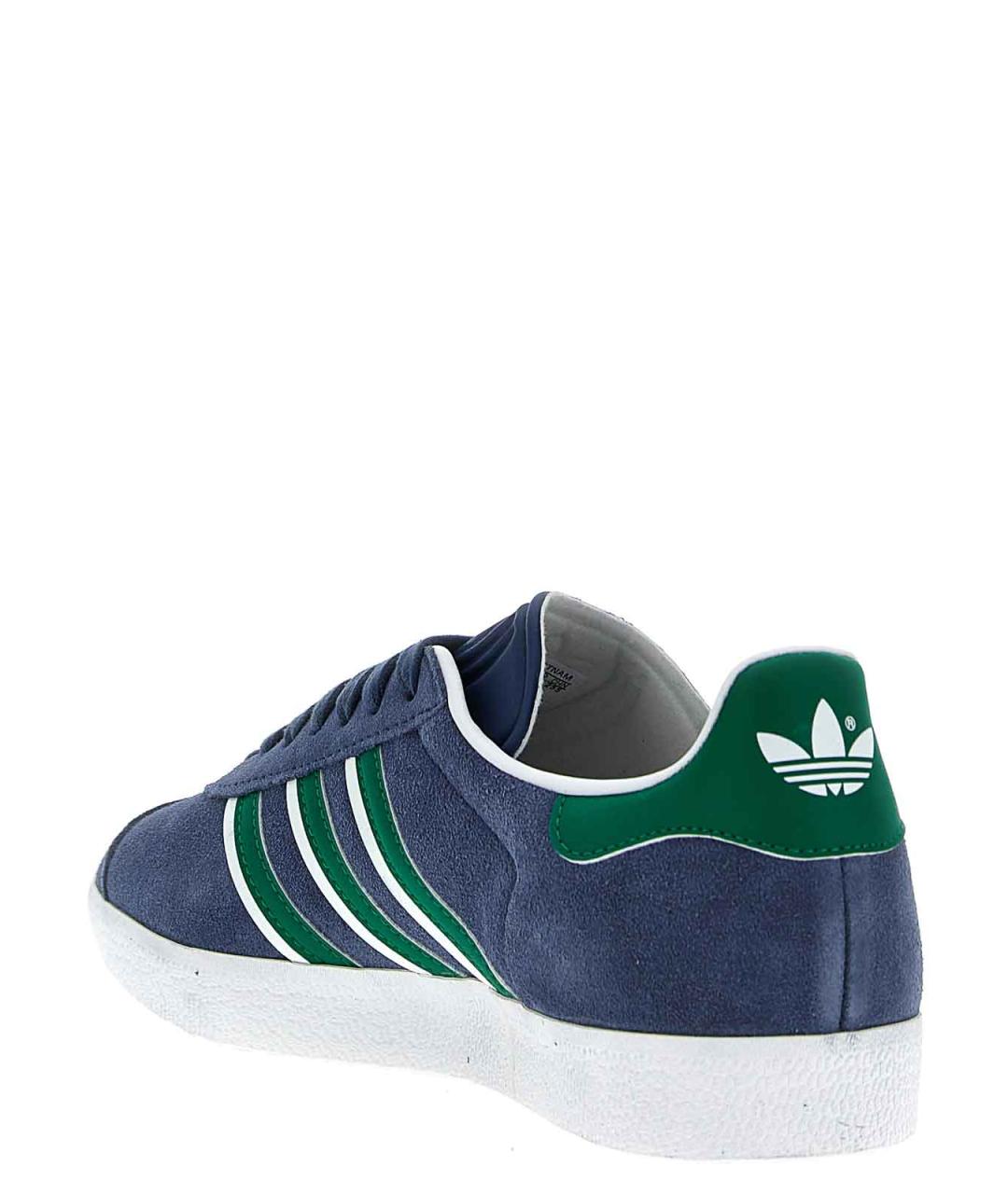 ADIDAS Синие замшевые низкие кроссовки / кеды, фото 3