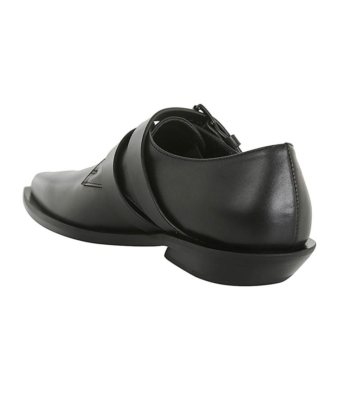 ANN DEMEULEMEESTER Черные кожаные туфли, фото 3