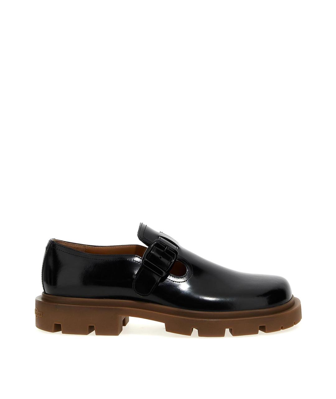 MAISON MARGIELA Черные кожаные лоферы, фото 1