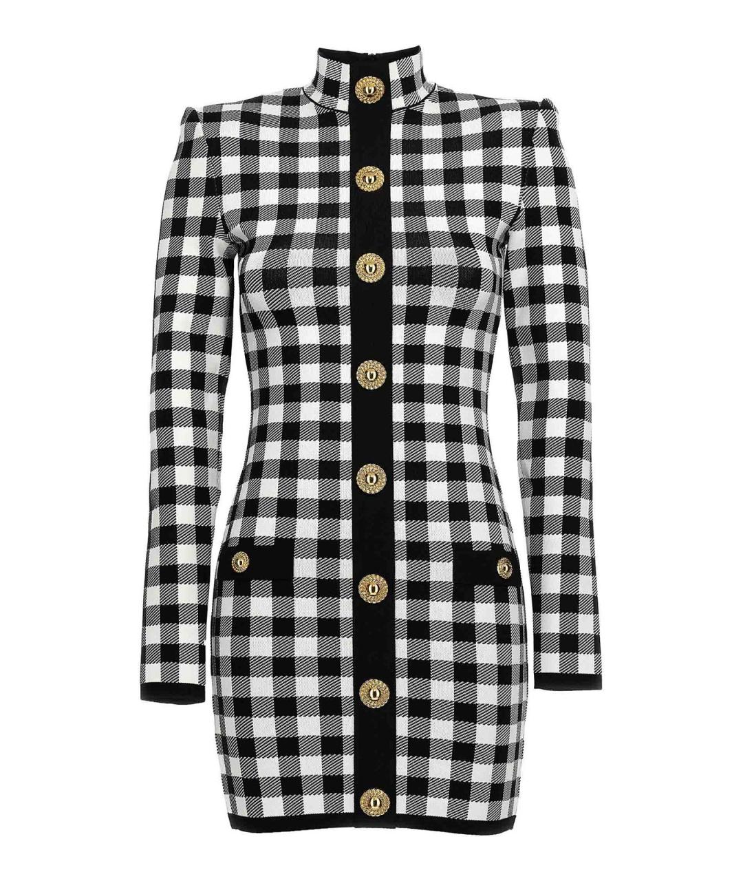 BALMAIN Мульти вискозное повседневное платье, фото 1