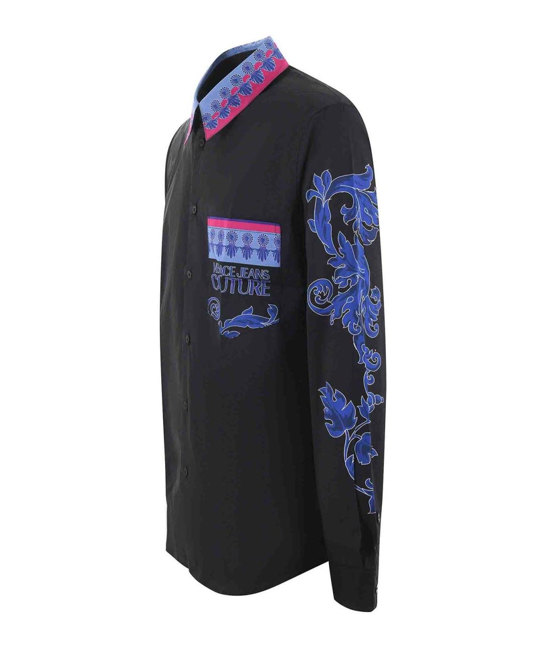 VERSACE JEANS COUTURE Мульти хлопковая классическая рубашка, фото 2