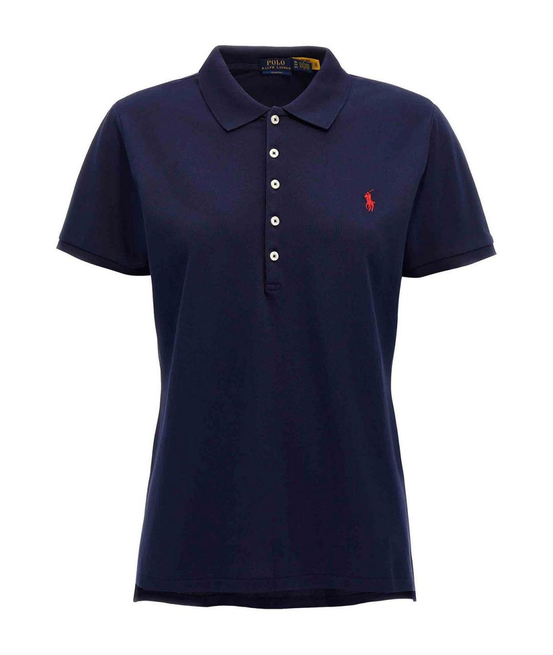 POLO RALPH LAUREN Синяя хлопковая футболка, фото 1