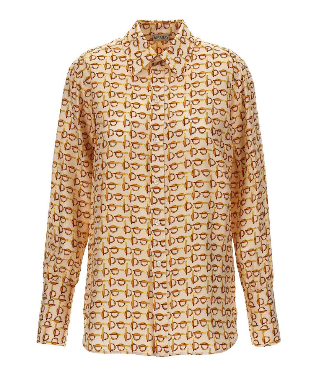 BURBERRY Мульти шелковая рубашка, фото 1