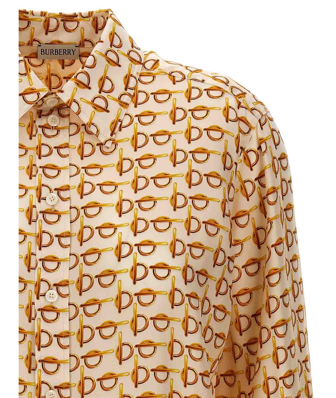 BURBERRY Мульти шелковая рубашка, фото 3