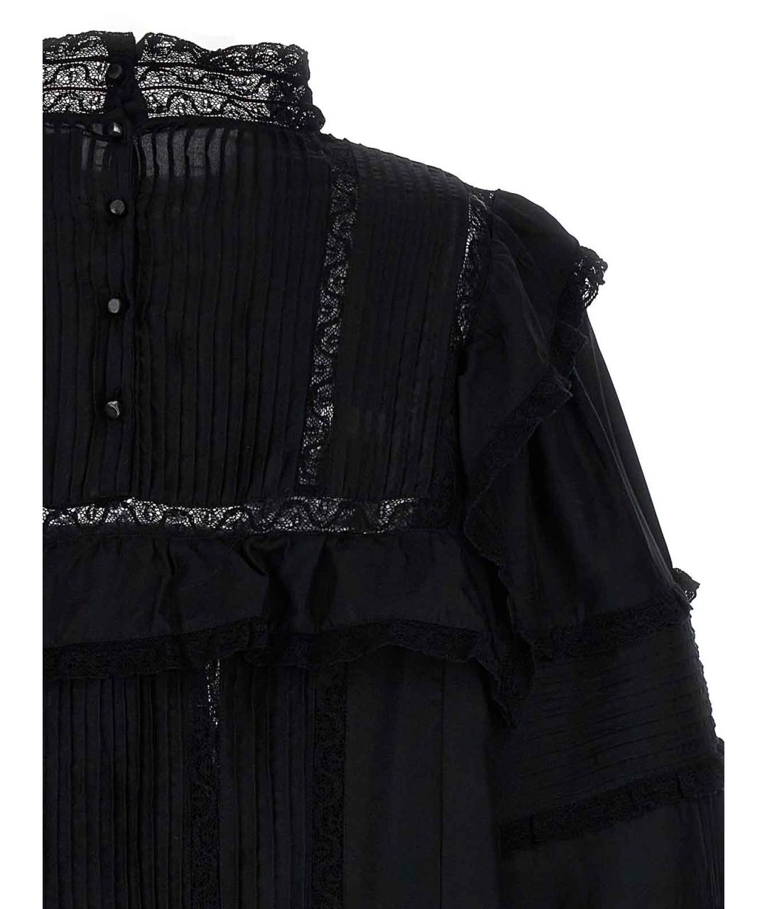 ISABEL MARANT Черное хлопковое повседневное платье, фото 3