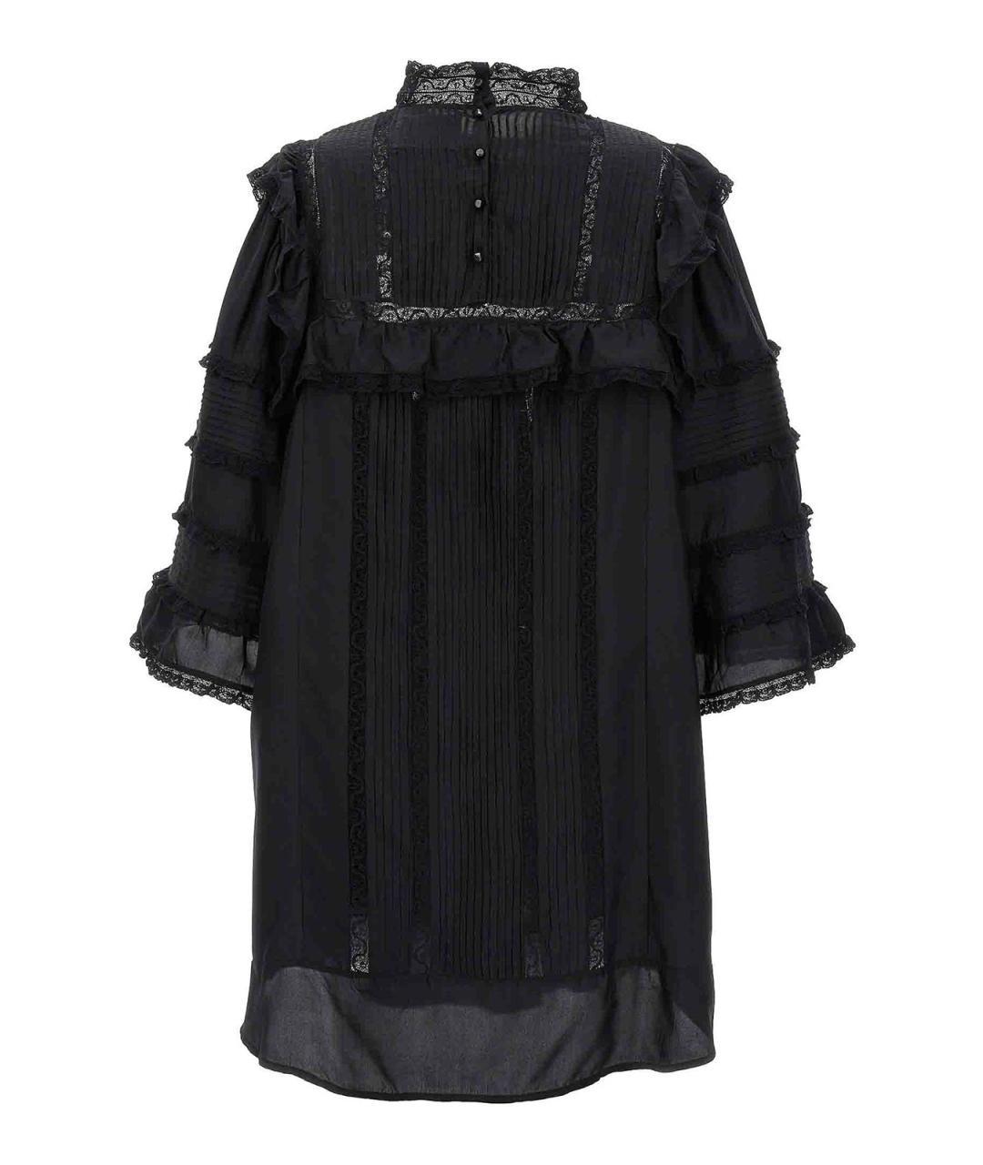 ISABEL MARANT Черное хлопковое повседневное платье, фото 2