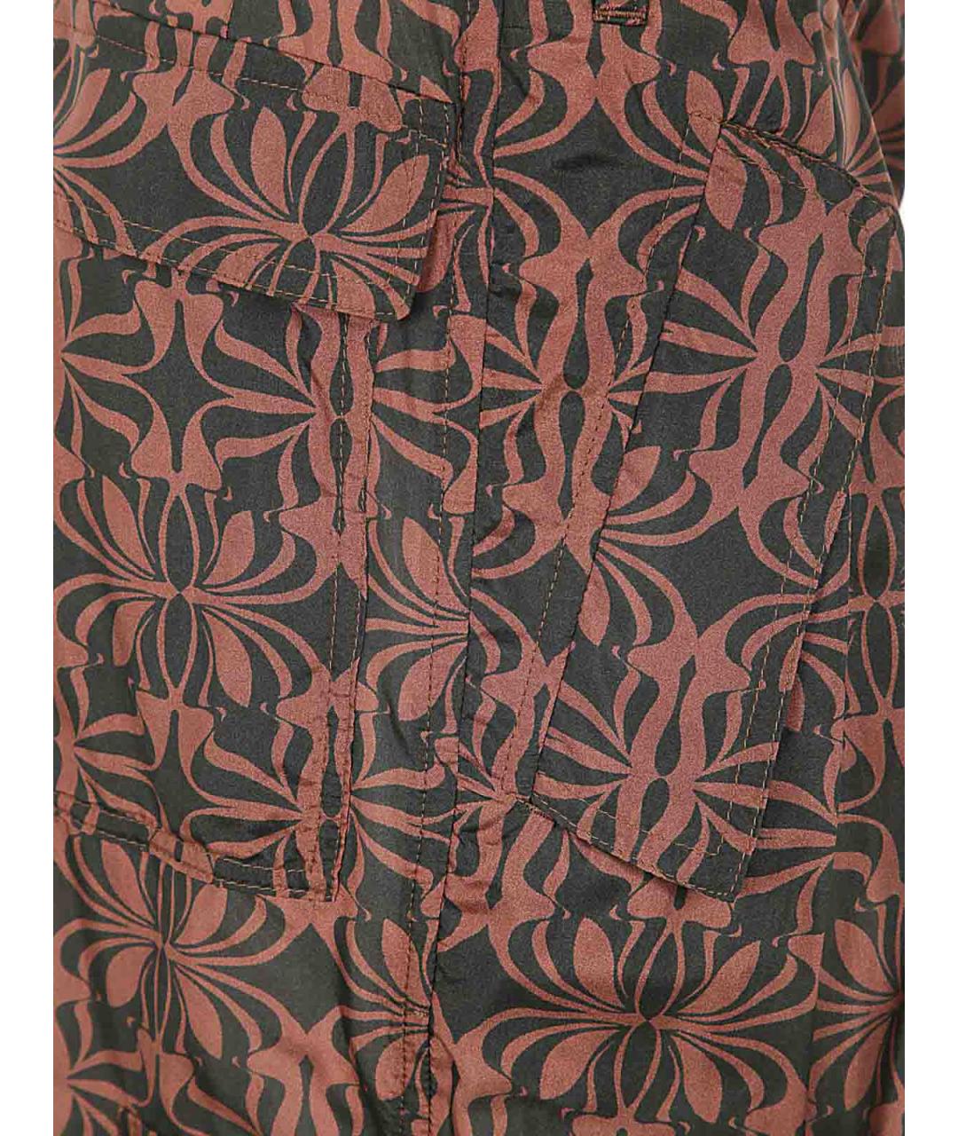 DRIES VAN NOTEN Мульти шелковые прямые брюки, фото 3