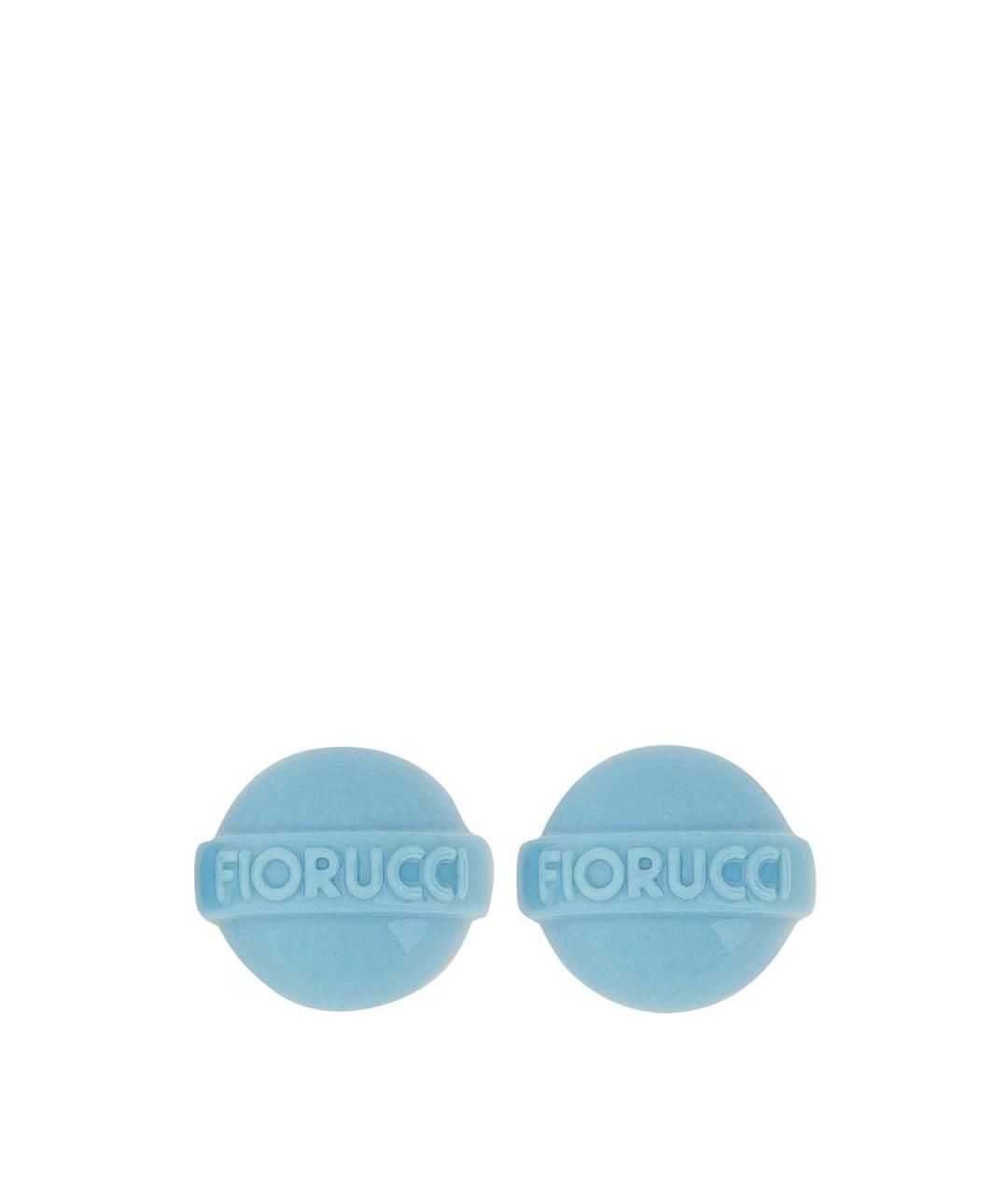 FIORUCCI Голубые пластиковые серьги, фото 1