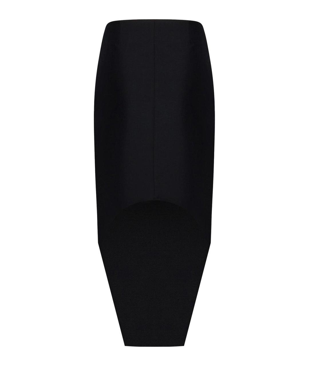 GIVENCHY Черная шерстяная юбка миди, фото 2