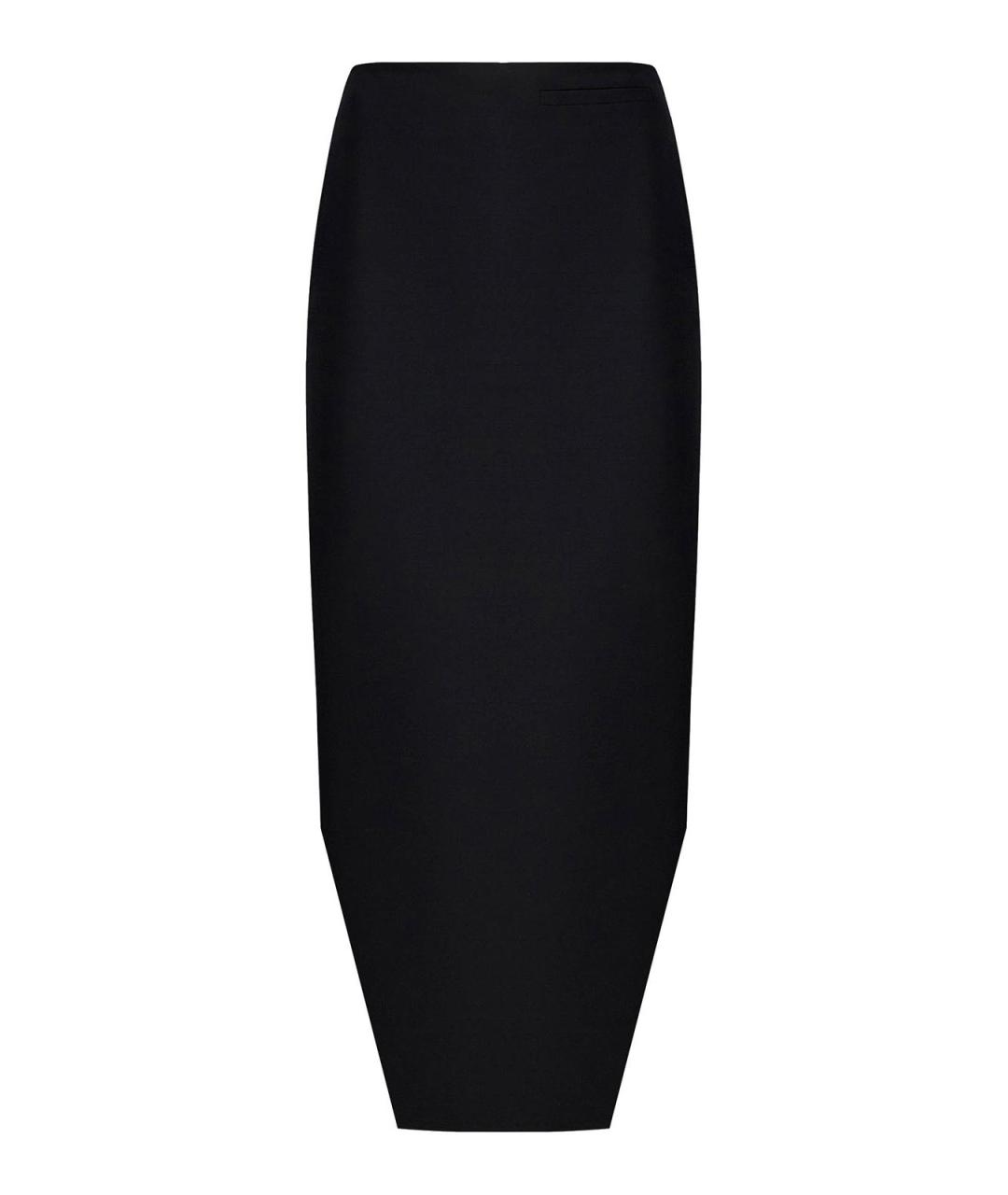 GIVENCHY Черная шерстяная юбка миди, фото 1