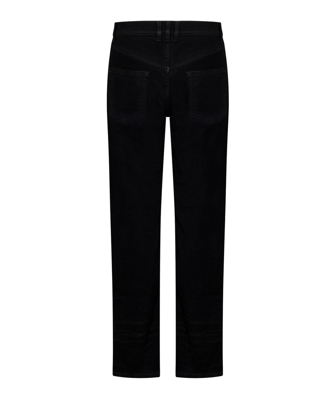 BALMAIN Черные хлопковые джинсы, фото 2