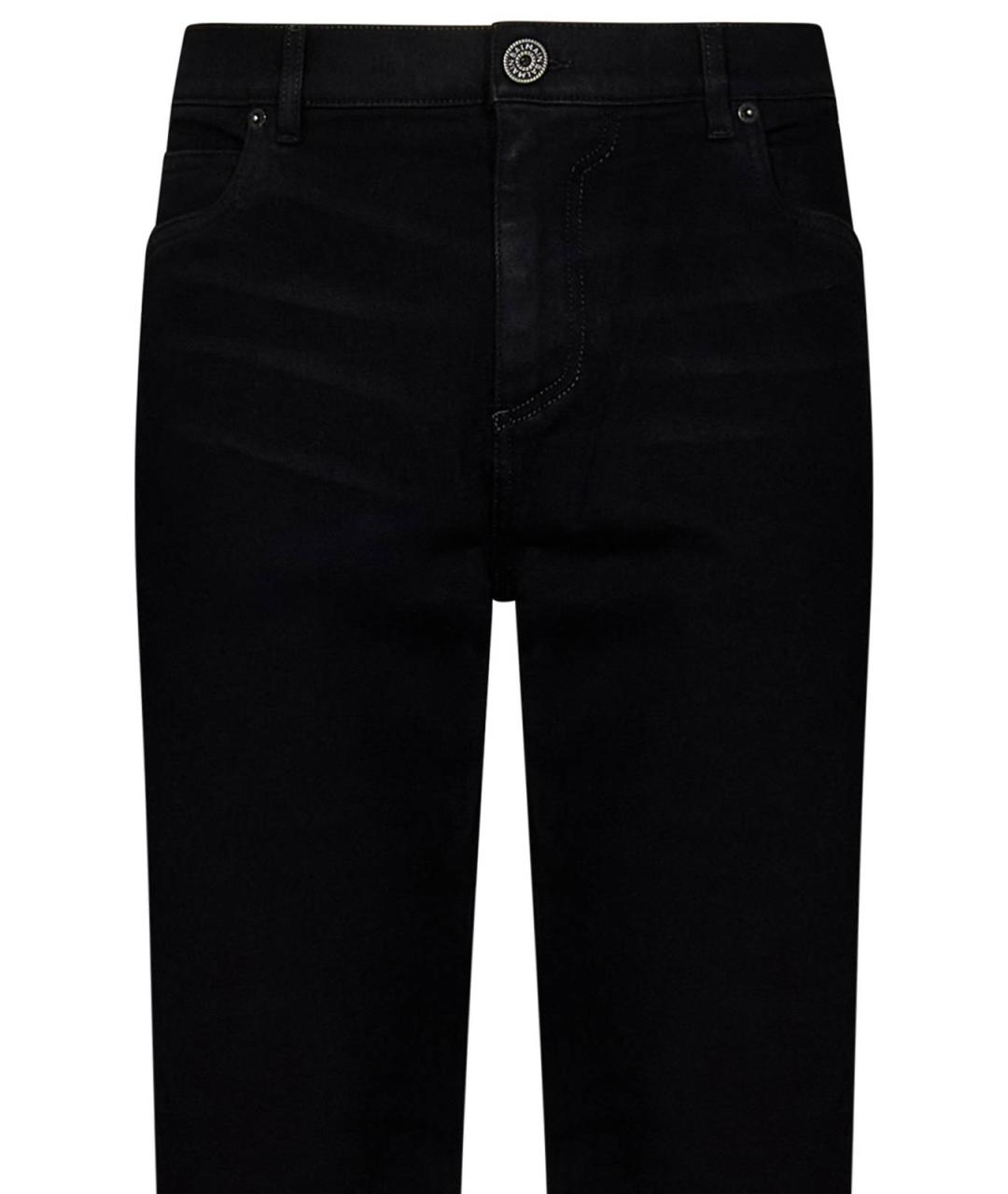 BALMAIN Черные хлопковые джинсы, фото 3