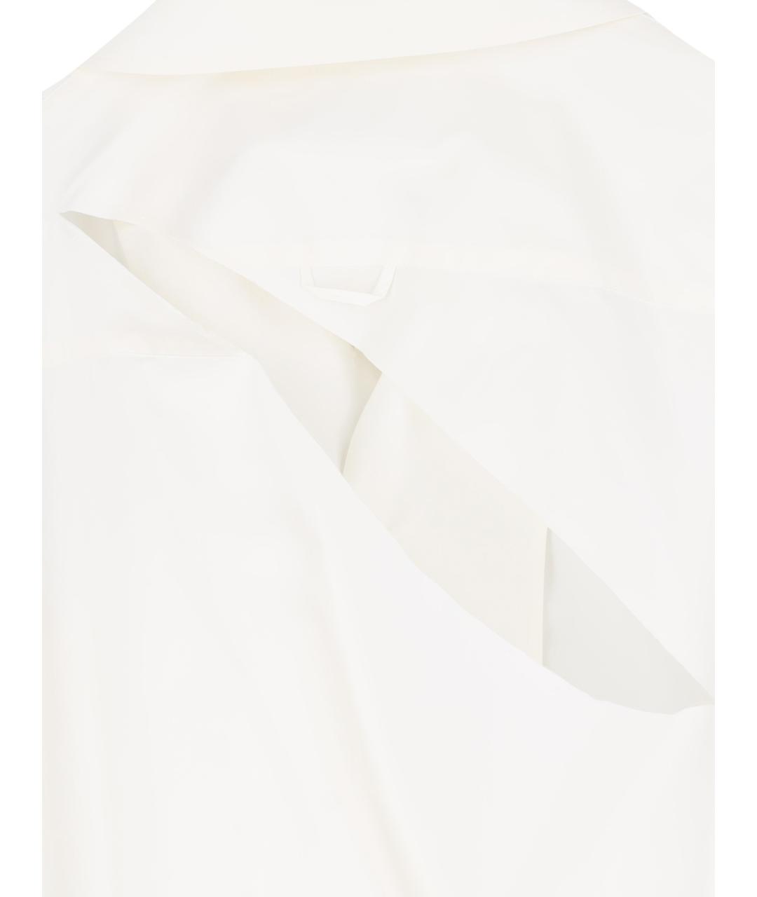 MM6 MAISON MARGIELA Белая хлопковая рубашка, фото 5