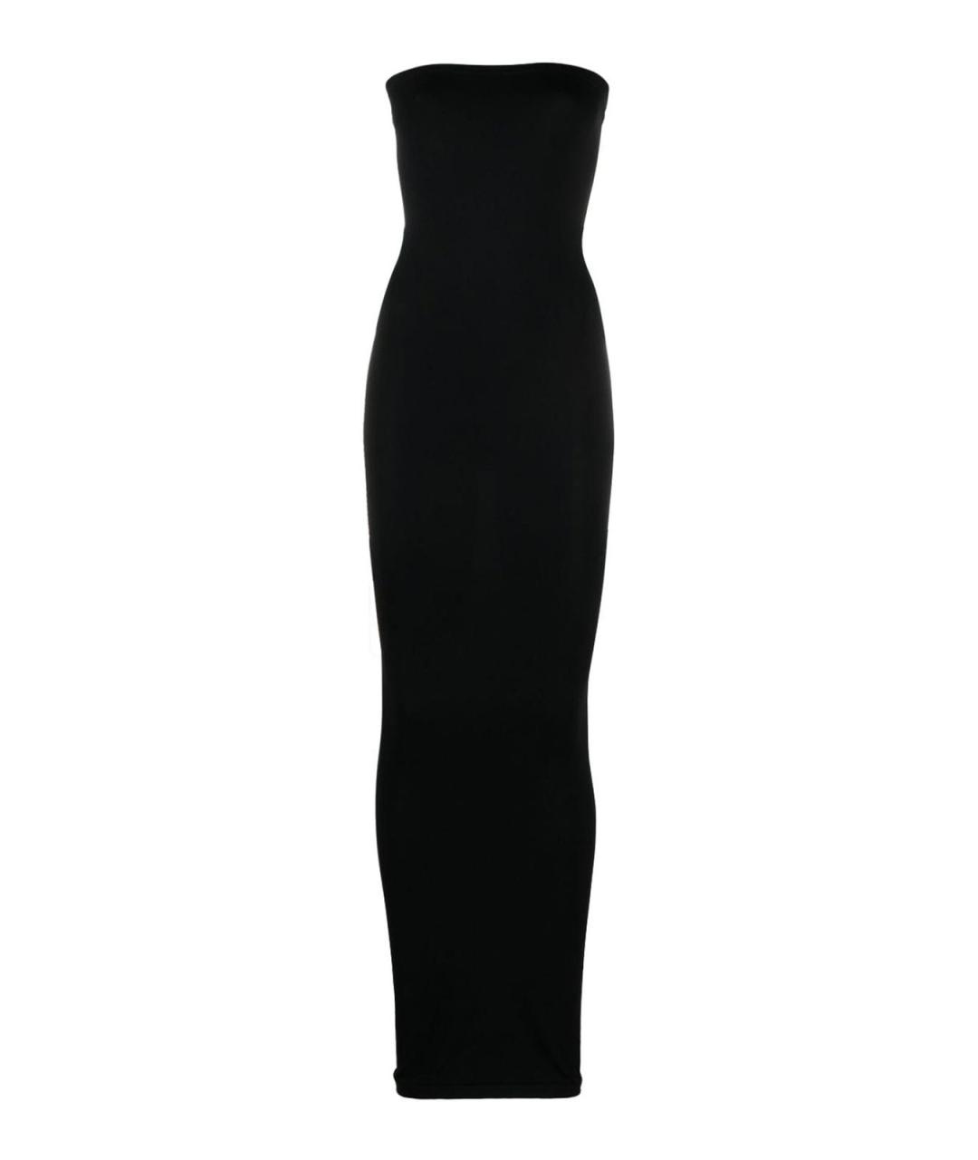 WOLFORD Черное полиамидовое повседневное платье, фото 1