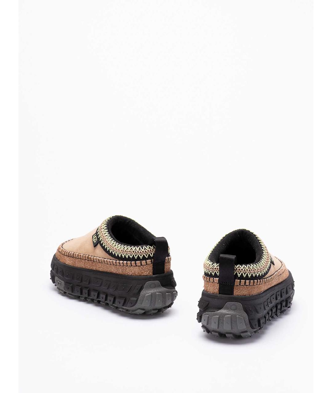 UGG AUSTRALIA Бежевые кожаные сабо, фото 3