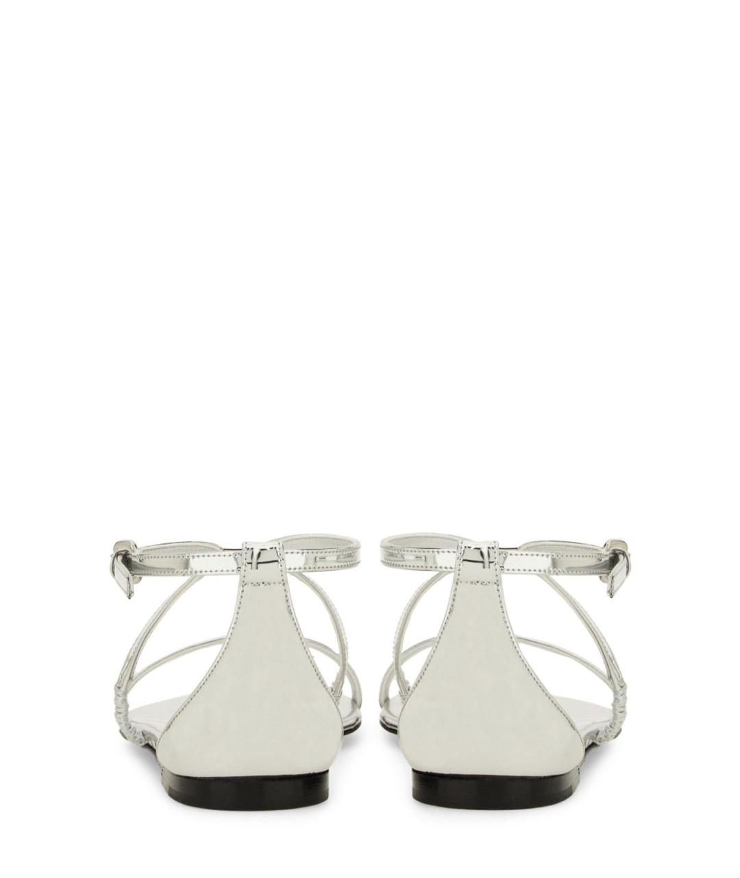 ALEXANDER MCQUEEN Серебряные босоножки, фото 4