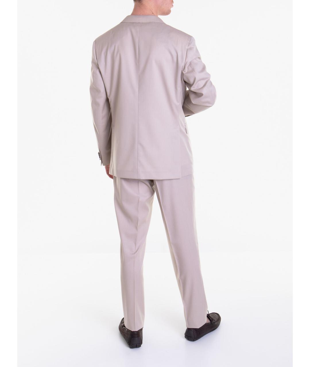 BRIONI Бежевый классический костюм, фото 4