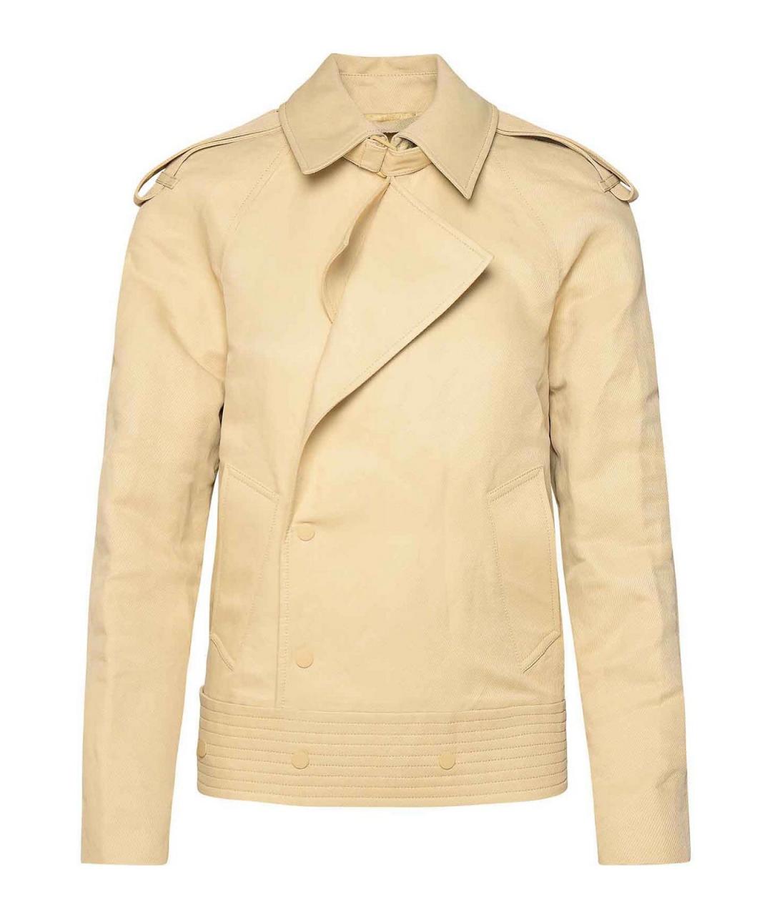 BURBERRY Бежевая хлопковая куртка, фото 1