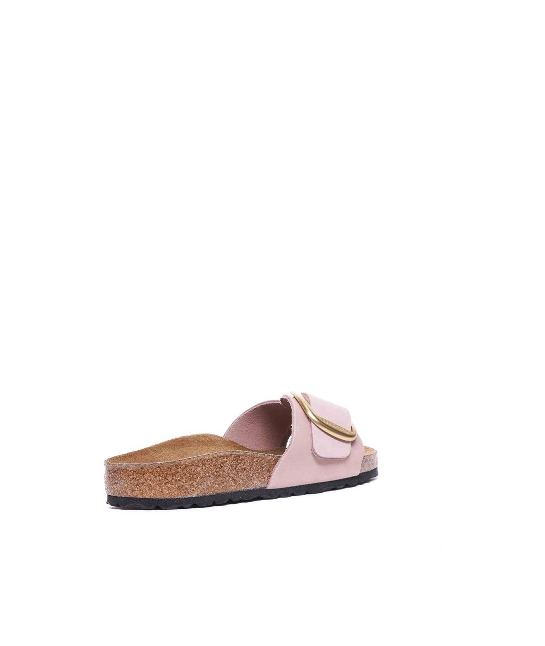 BIRKENSTOCK Бежевые кожаные сандалии, фото 2