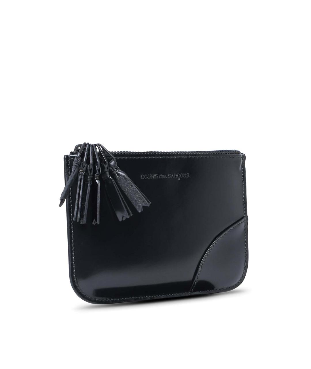 COMME DES GARÇONS WALLET Черный кожаный кошелек, фото 2