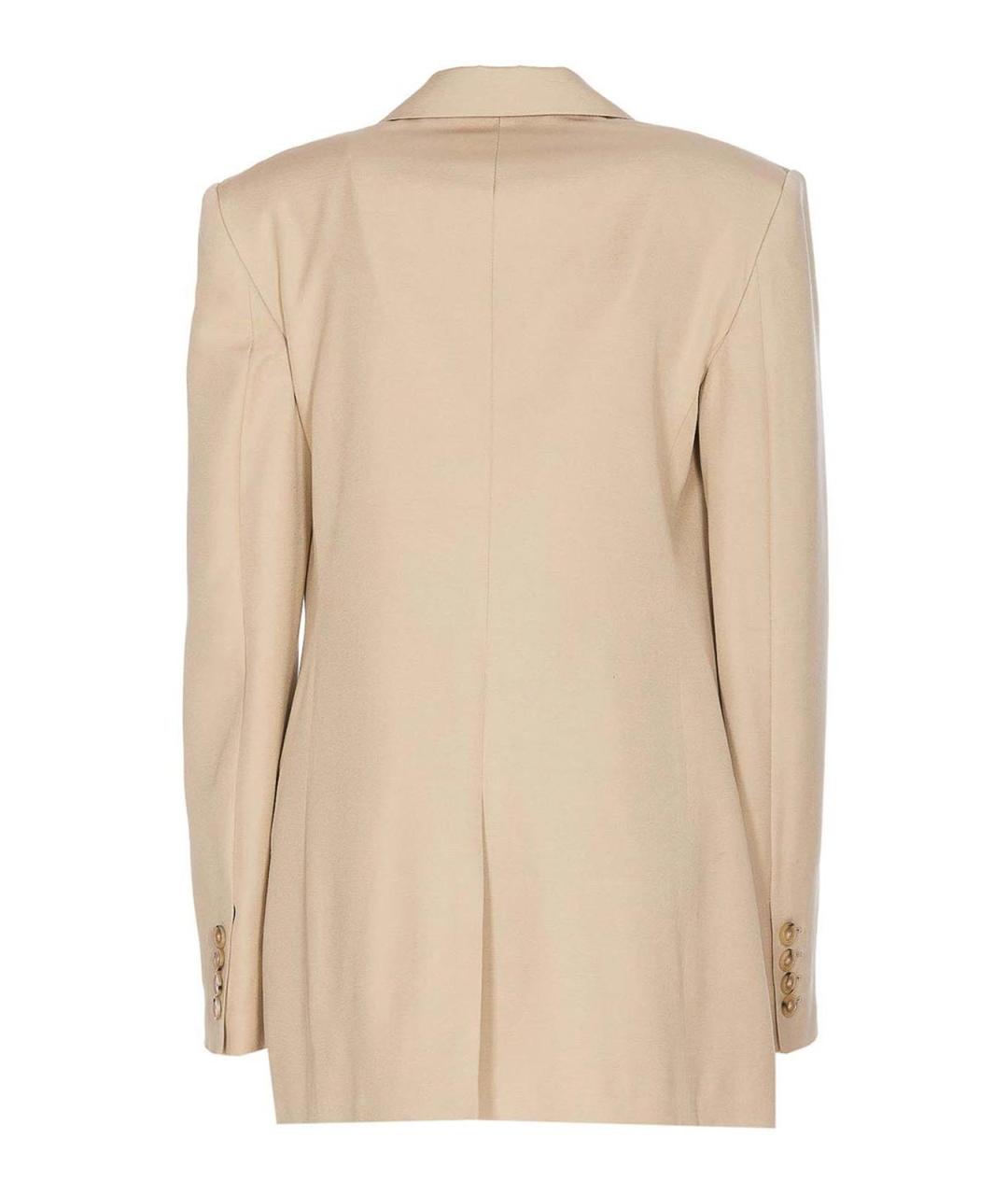 STELLA MCCARTNEY Бежевая вискозная куртка, фото 2