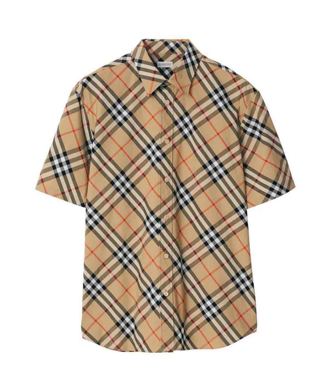 BURBERRY Мульти хлопковая кэжуал рубашка, фото 1
