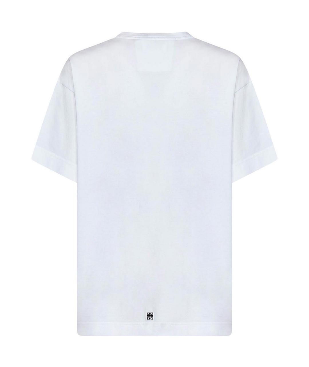 GIVENCHY Белая хлопковая футболка, фото 3