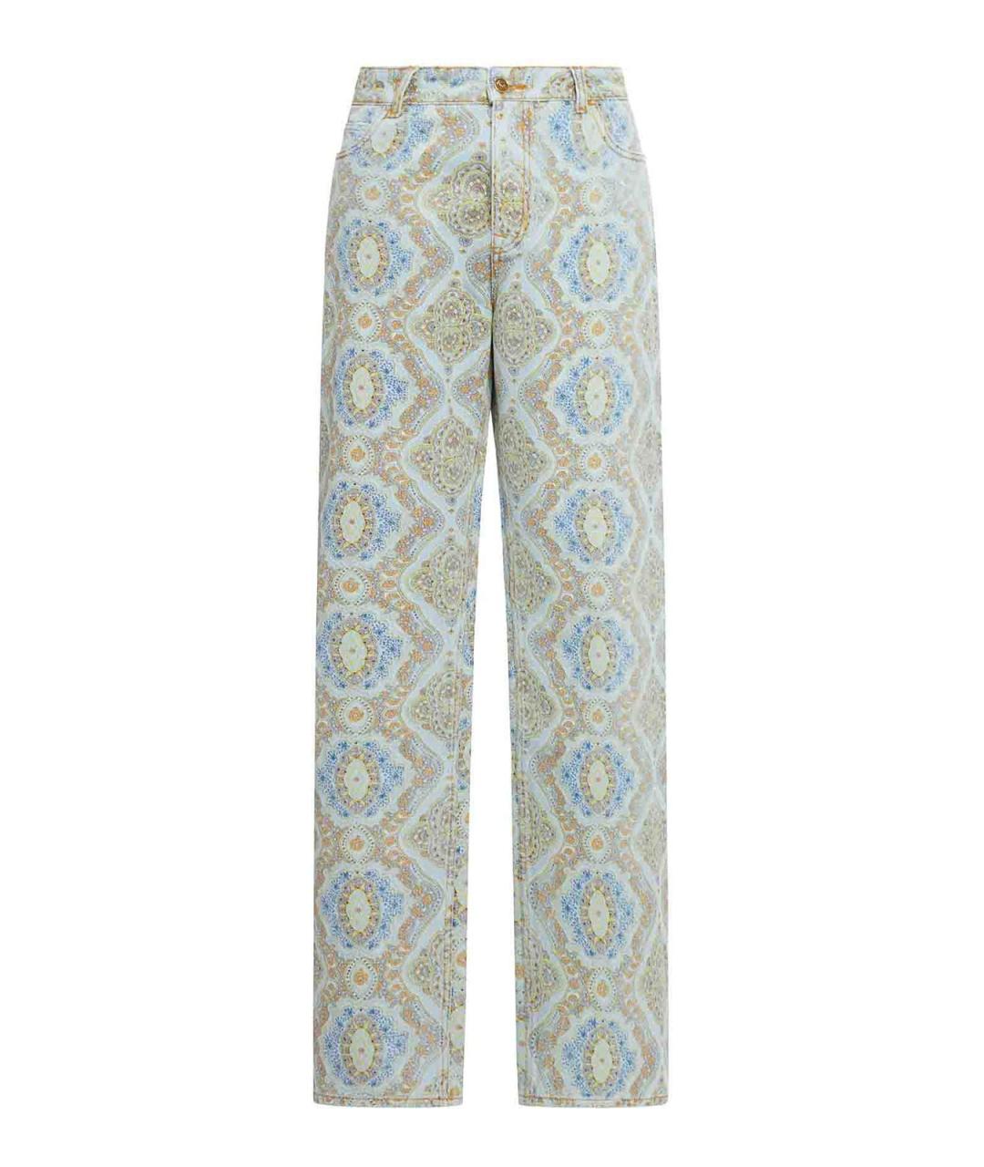ETRO Мульти хлопковые прямые джинсы, фото 1