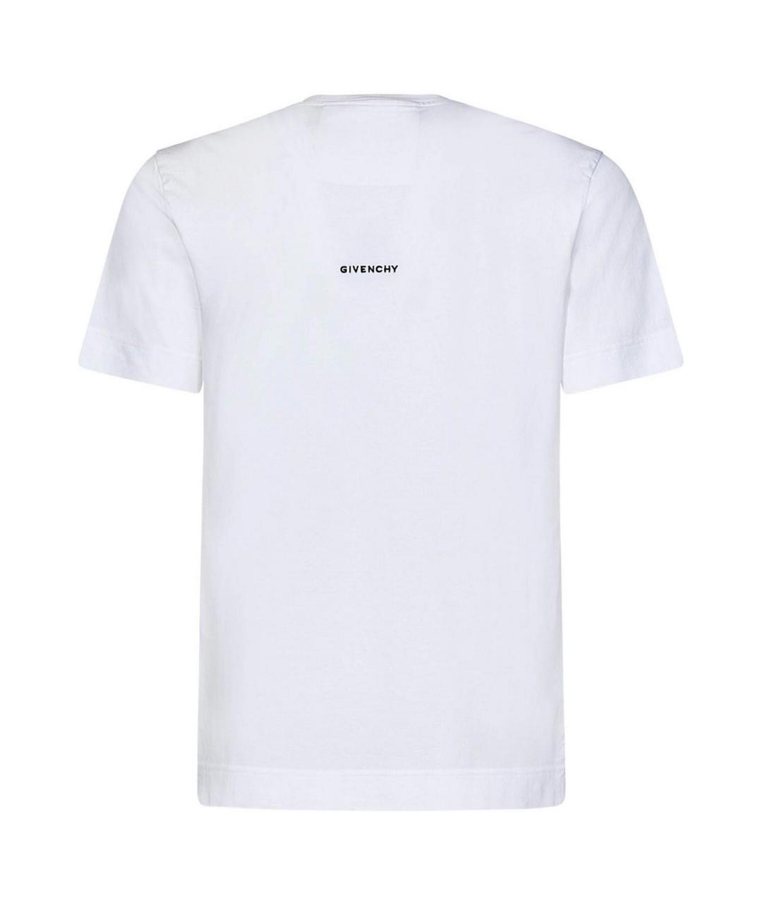 GIVENCHY Белая хлопковая футболка, фото 2