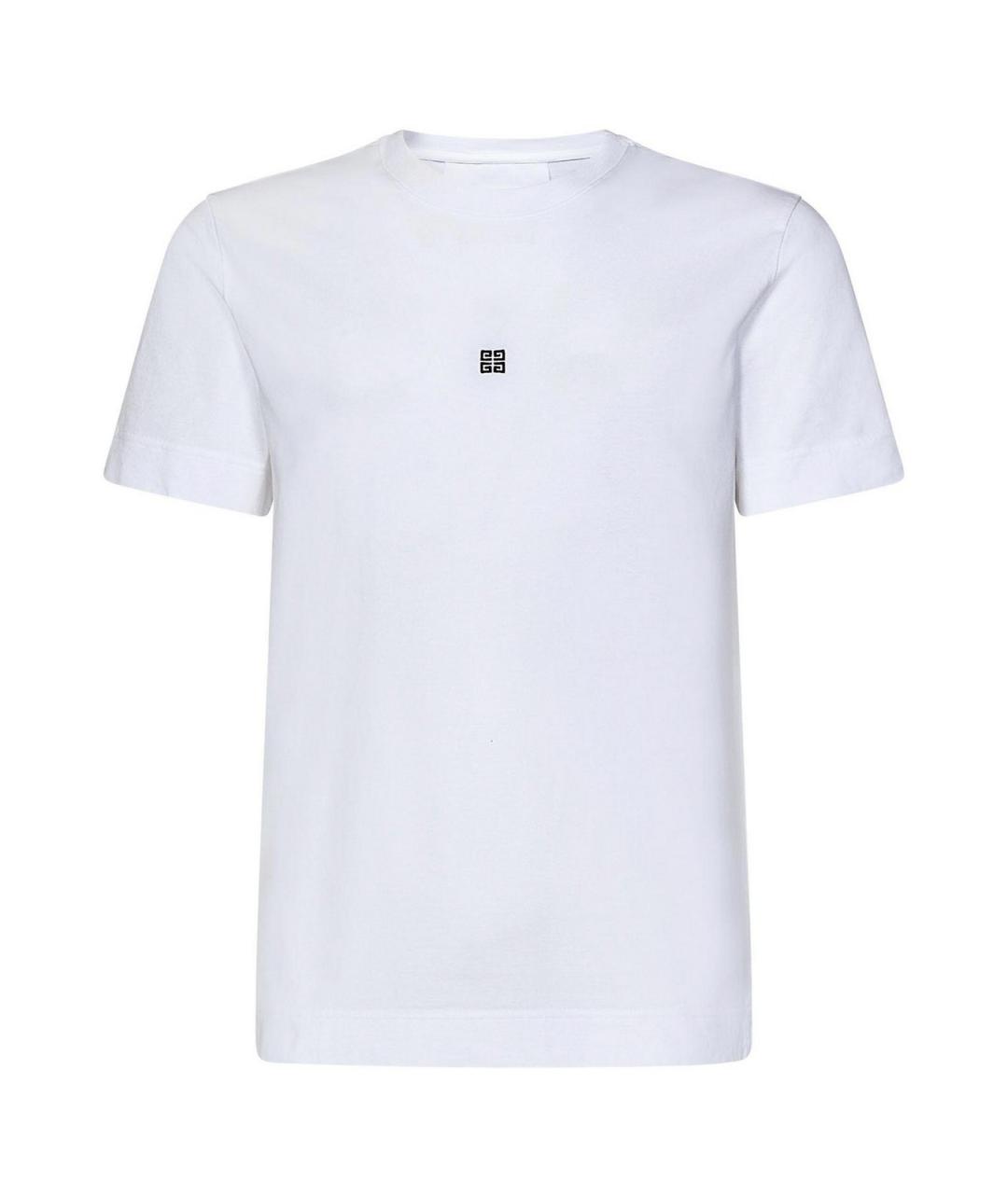 GIVENCHY Белая хлопковая футболка, фото 1