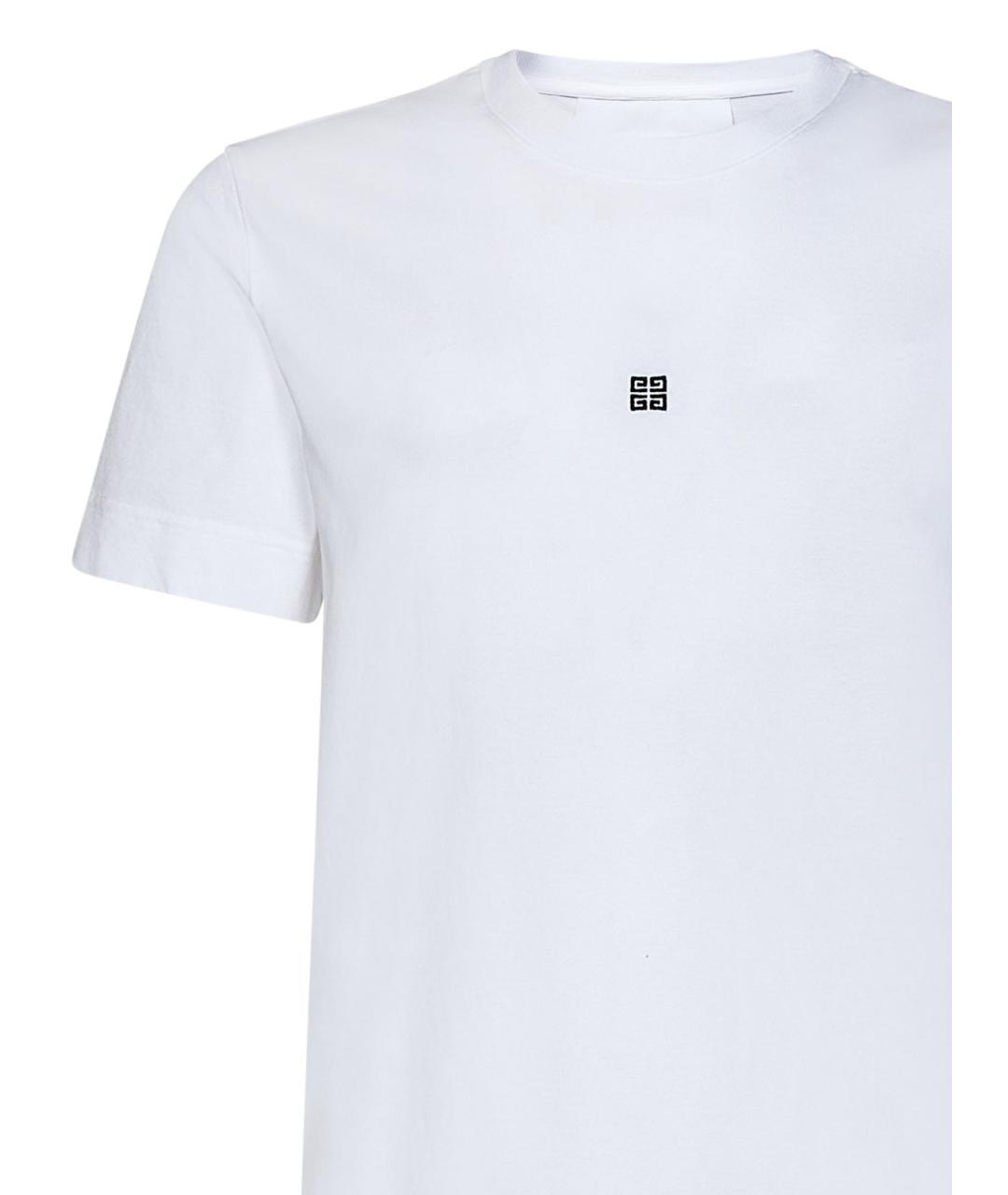 GIVENCHY Белая хлопковая футболка, фото 3