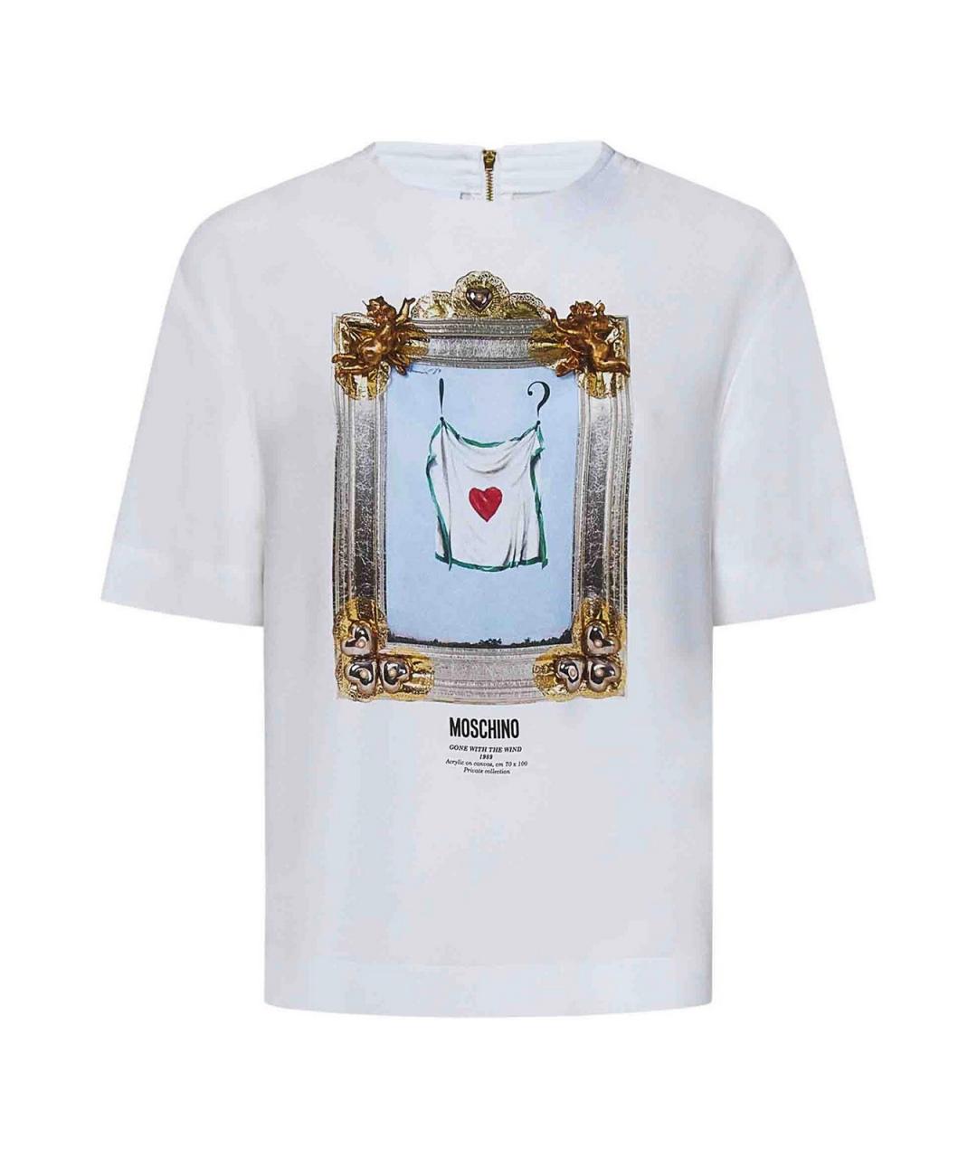 MOSCHINO Белая блузы, фото 1