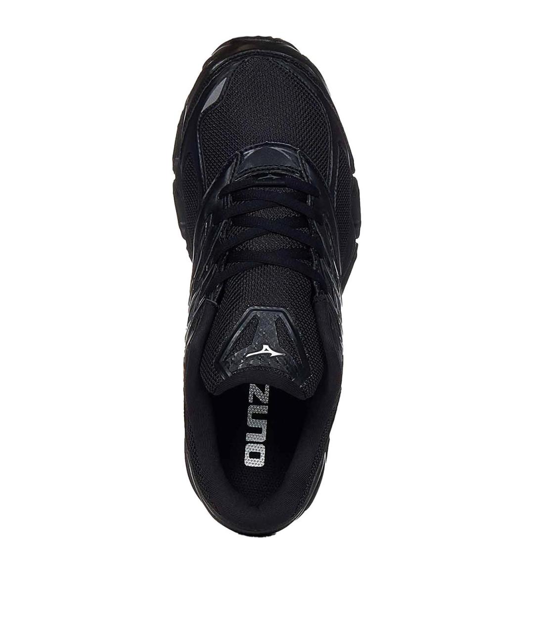 MIZUNO Черные кожаные низкие кроссовки / кеды, фото 6