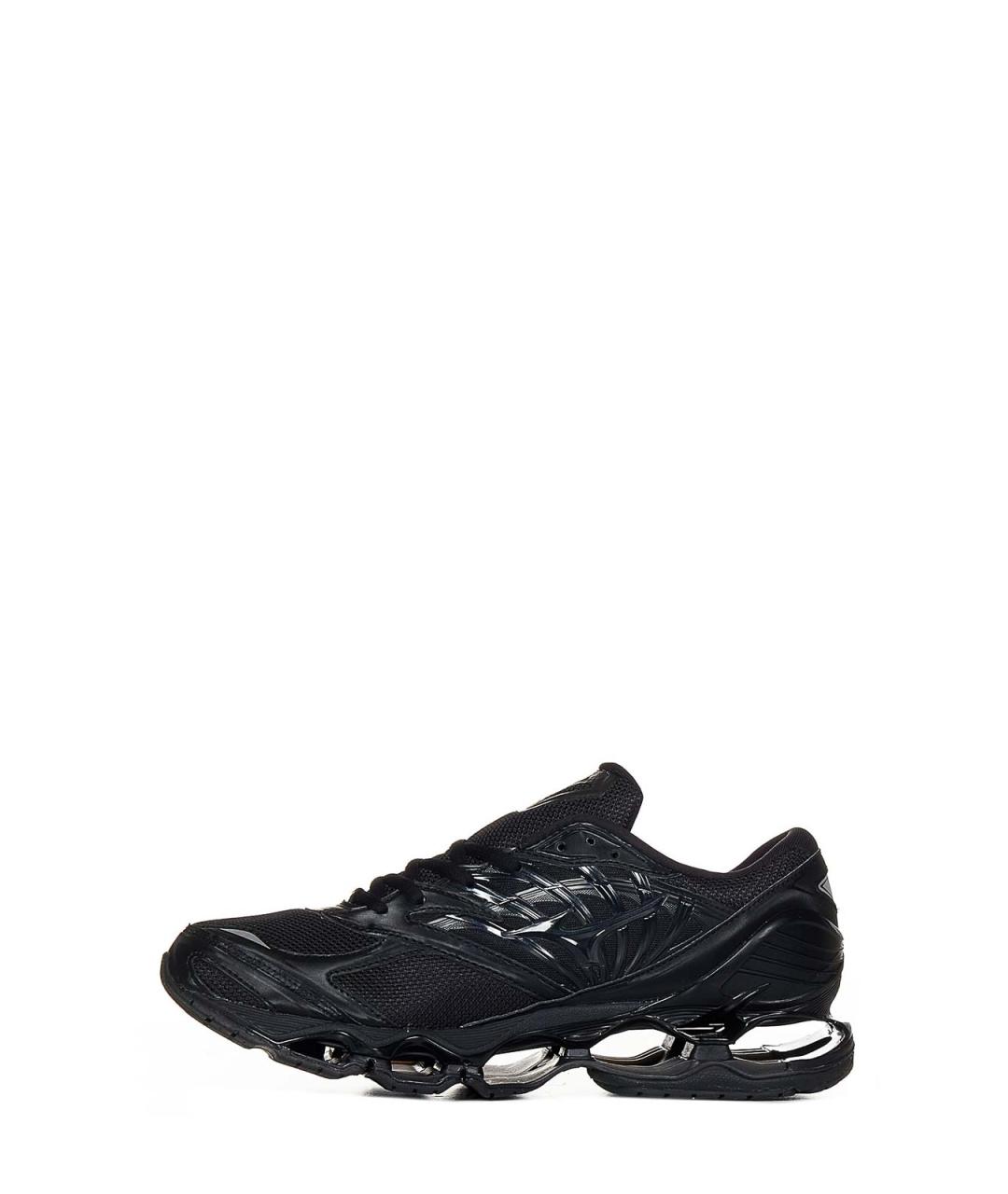 MIZUNO Черные кожаные низкие кроссовки / кеды, фото 3