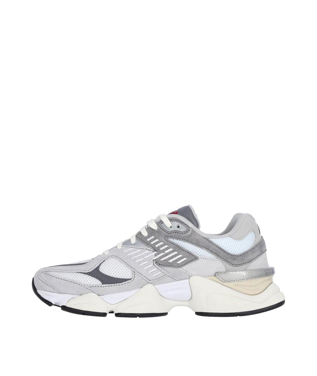 NEW BALANCE Серые кожаные кроссовки, фото 3