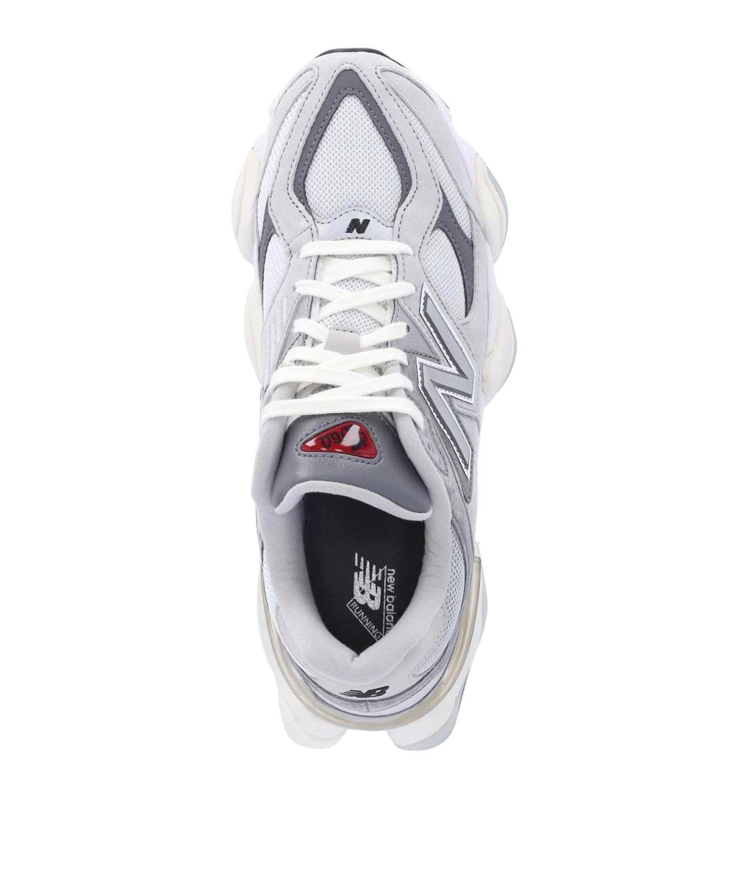 NEW BALANCE Серые кожаные кроссовки, фото 5