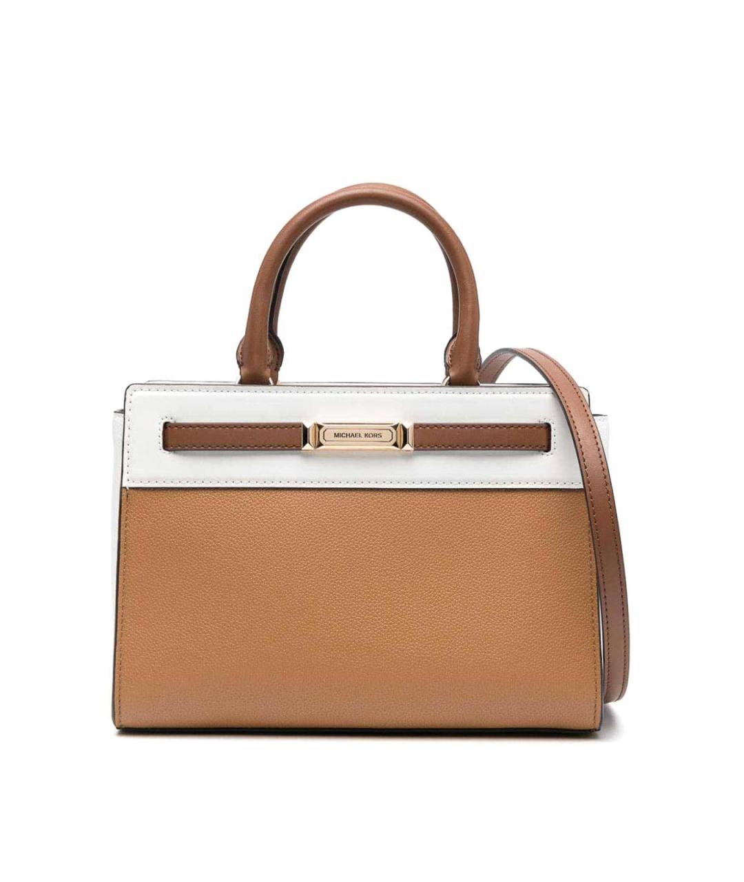 MICHAEL KORS Коричневая кожаная сумка тоут, фото 1