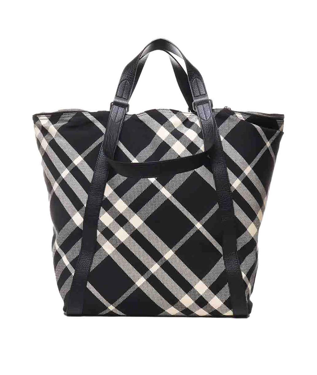 BURBERRY Мульти хлопковая сумка тоут, фото 1