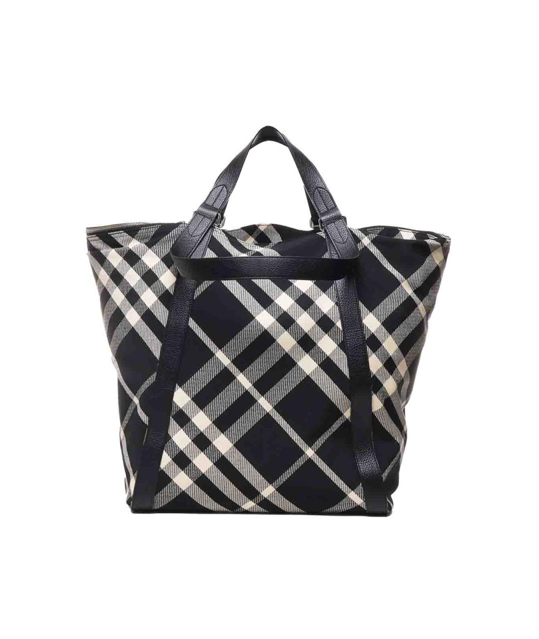 BURBERRY Мульти хлопковая сумка тоут, фото 4