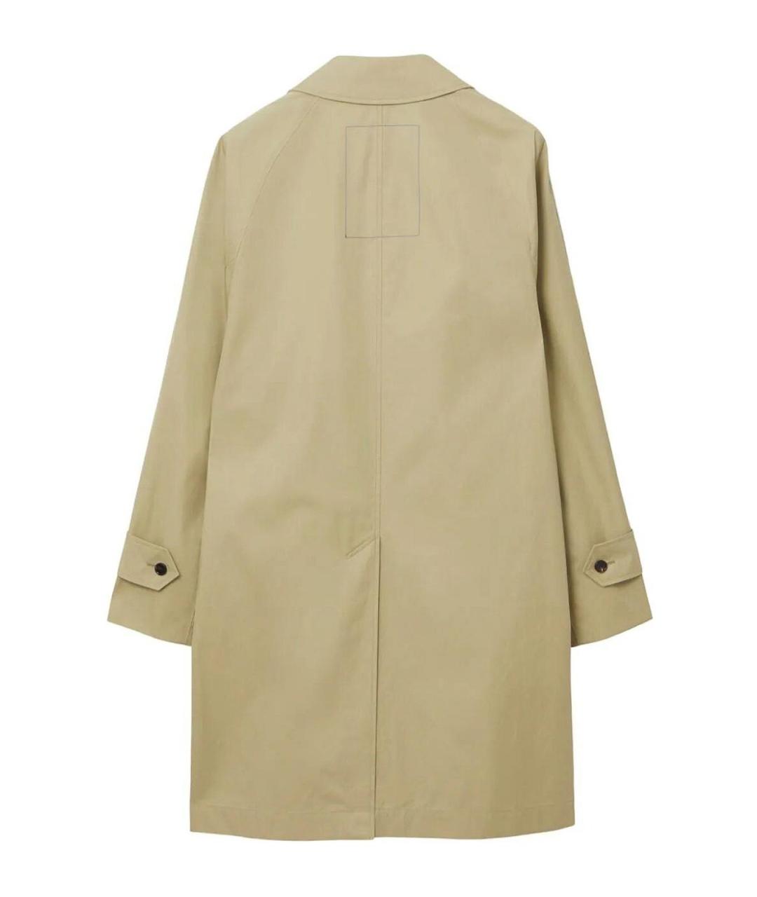 BURBERRY Бежевая хлопковая куртка, фото 2