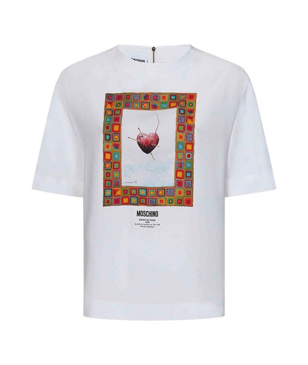 MOSCHINO Белая блузы, фото 1
