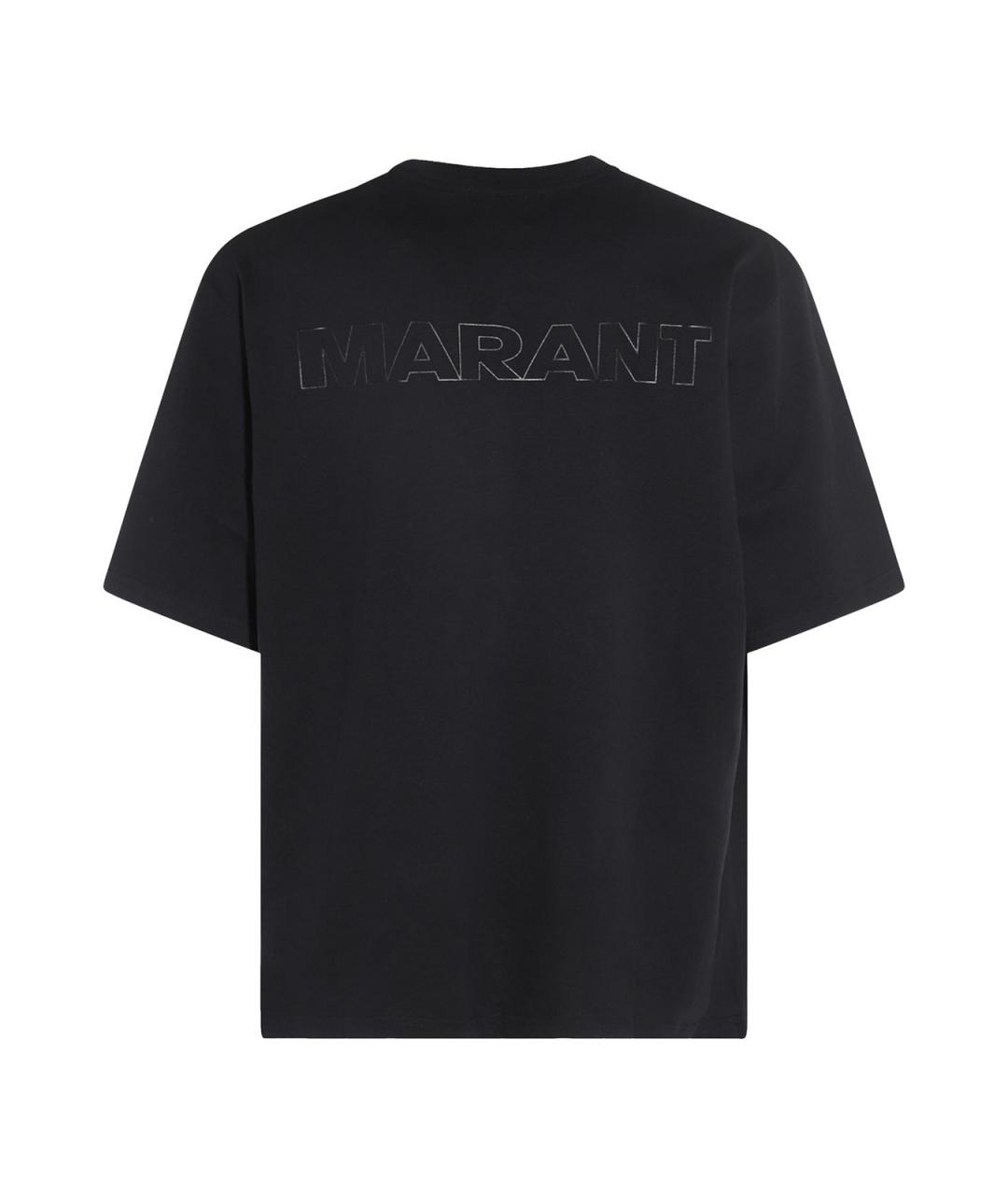 ISABEL MARANT Черная хлопковая футболка, фото 1