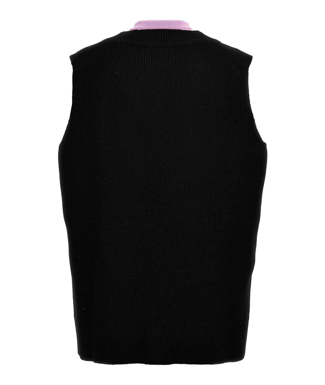 JIL SANDER Мульти шерстяная жилетка, фото 2