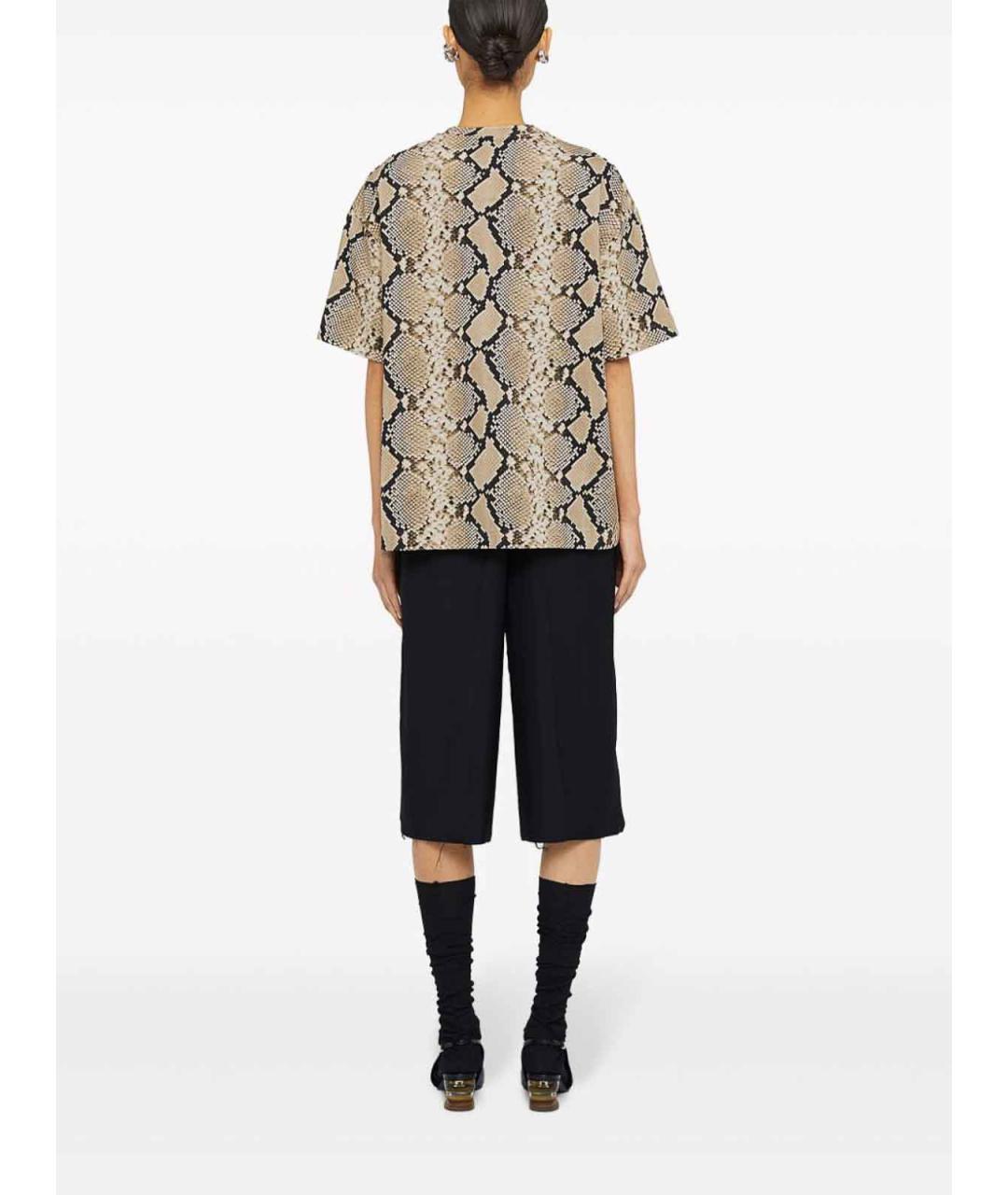 JIL SANDER Мульти хлопковая футболка, фото 4